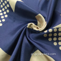 Μπλέ γεωμετρικό μοτίβο Brocade Jacquard Fabric